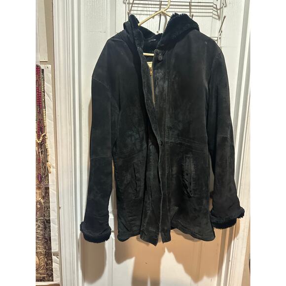 MIDDLEBROOK PARK MEN'S JACKET BLACK COAT BOMBER FLIGHT SIZE LARGE - Picture 4 of 6